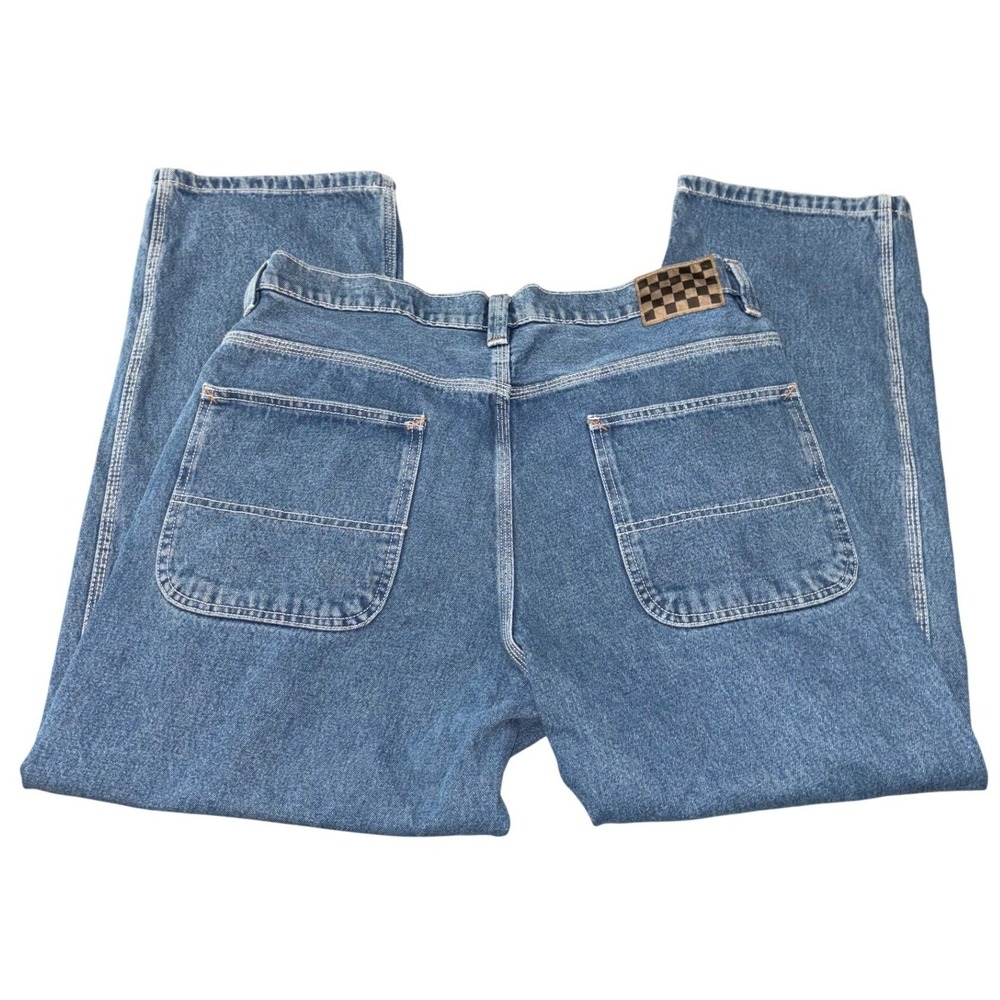 Vans Skateboarding Jeans Mens 38x30 Loose Fit Carpenter Denim Medium Blue Wash